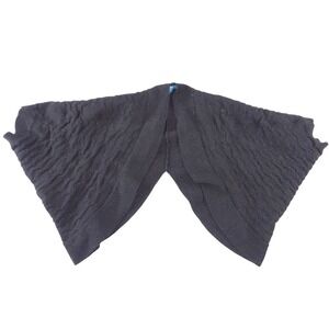 Antonio Melani Womens Black Textured Metallic Knit Shrug Bolero Cardigan Size M‎